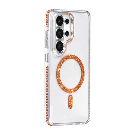 TUNIQ TUNIQ Galaxy S26 Ultra Backcover hoesje - Diamond MagSafe TPU+PC - Oranje