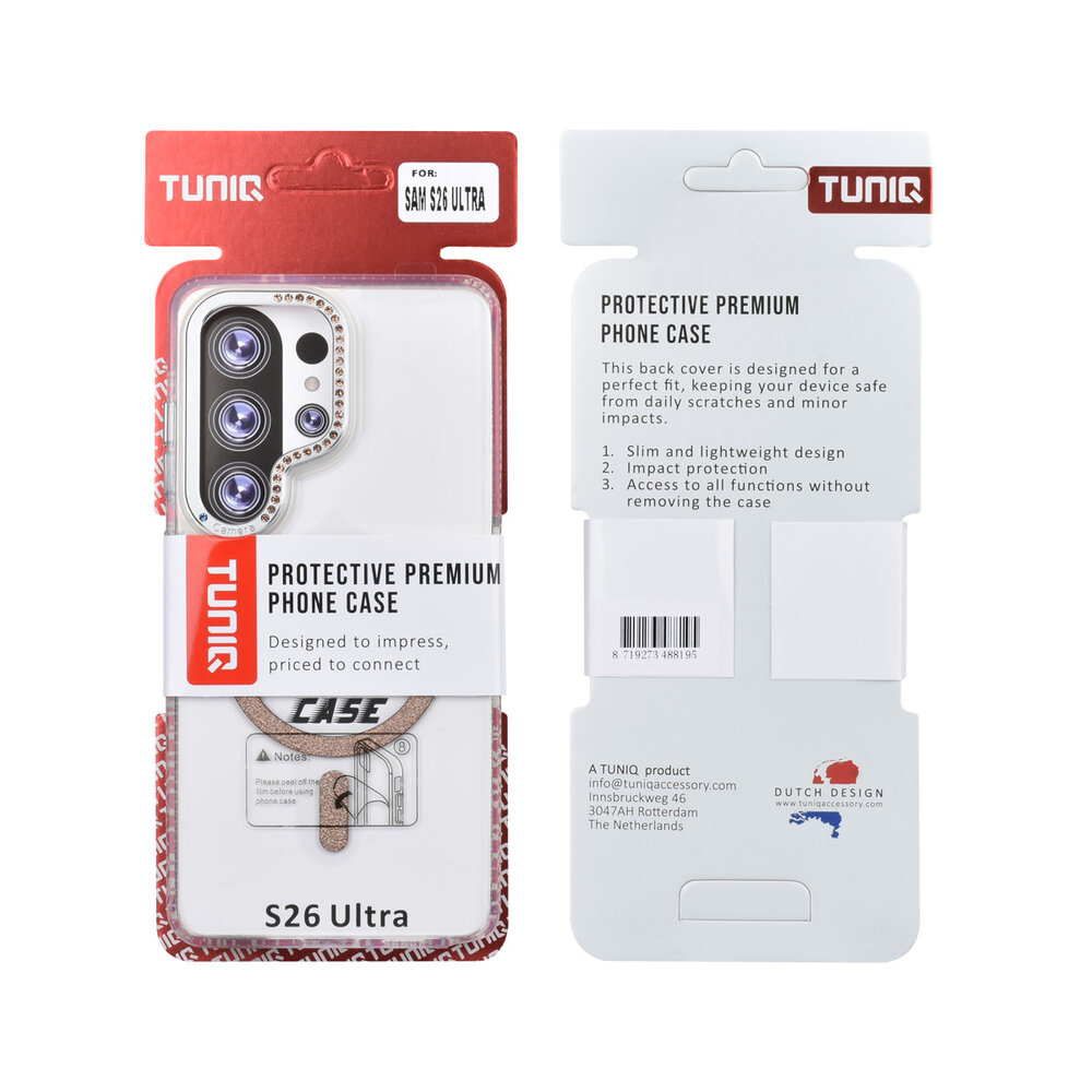 TUNIQ TUNIQ Galaxy S26 Ultra Back-Cover hul - Diamond MagSafe TPU+PC - Gold