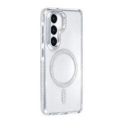 TUNIQ Galaxy S26 Backcover hoesje - Diamond MagSafe TPU+PC - Grijs