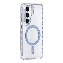TUNIQ Galaxy S26 Back-Cover hul - Diamond MagSafe TPU+PC - Blau