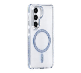 TUNIQ TUNIQ Galaxy S26 Back cover coque - Diamond MagSafe TPU+PC - Bleu TUNIQ TUNIQ Galaxy S26 Back cover coque - Diamond MagSafe TPU+PC - Bleu