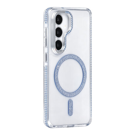 TUNIQ TUNIQ Galaxy S26 Backcover hoesje - Diamond MagSafe TPU+PC - Blauw