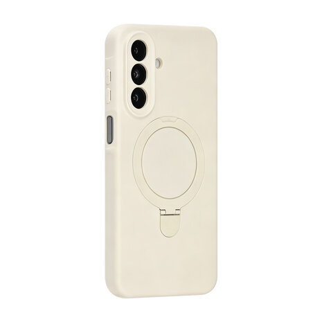 TUNIQ TUNIQ Galaxy A27 Back-Cover hul - Magsafe With stand TPU - Weiß TUNIQ TUNIQ Galaxy A27 Back-Cover hul - Magsafe With stand TPU - Weiß