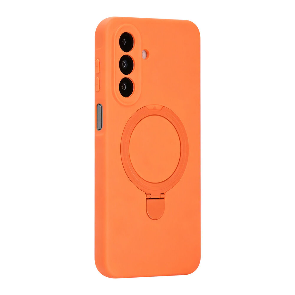 TUNIQ TUNIQ Galaxy A27 Back-Cover hul - Magsafe With stand TPU - Orange TUNIQ TUNIQ Galaxy A27 Back-Cover hul - Magsafe With stand TPU - Orange