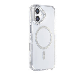TUNIQ TUNIQ iPhone 17 Backcover hoesje - Diamond MagSafe TPU+PC - Grijs TUNIQ TUNIQ iPhone 17 Backcover hoesje - Diamond MagSafe TPU+PC - Grijs