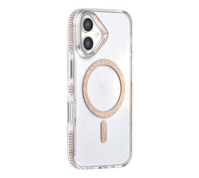 TUNIQ TUNIQ iPhone 17 Back-Cover hul - Diamond MagSafe TPU+PC - Gold