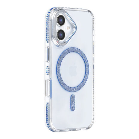 TUNIQ TUNIQ iPhone 17 Back-Cover hul - Diamond MagSafe TPU+PC - Blau