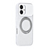 TUNIQ iPhone 17 Back cover case - 360 rotation stand MagSafe - White