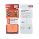 TUNIQ TUNIQ iPhone 16 Pro Max Backcover hoesje - Magsafe With fiber pattern PC - Oranje TUNIQ TUNIQ iPhone 16 Pro Max Backcover hoesje - Magsafe With fiber pattern PC - Oranje