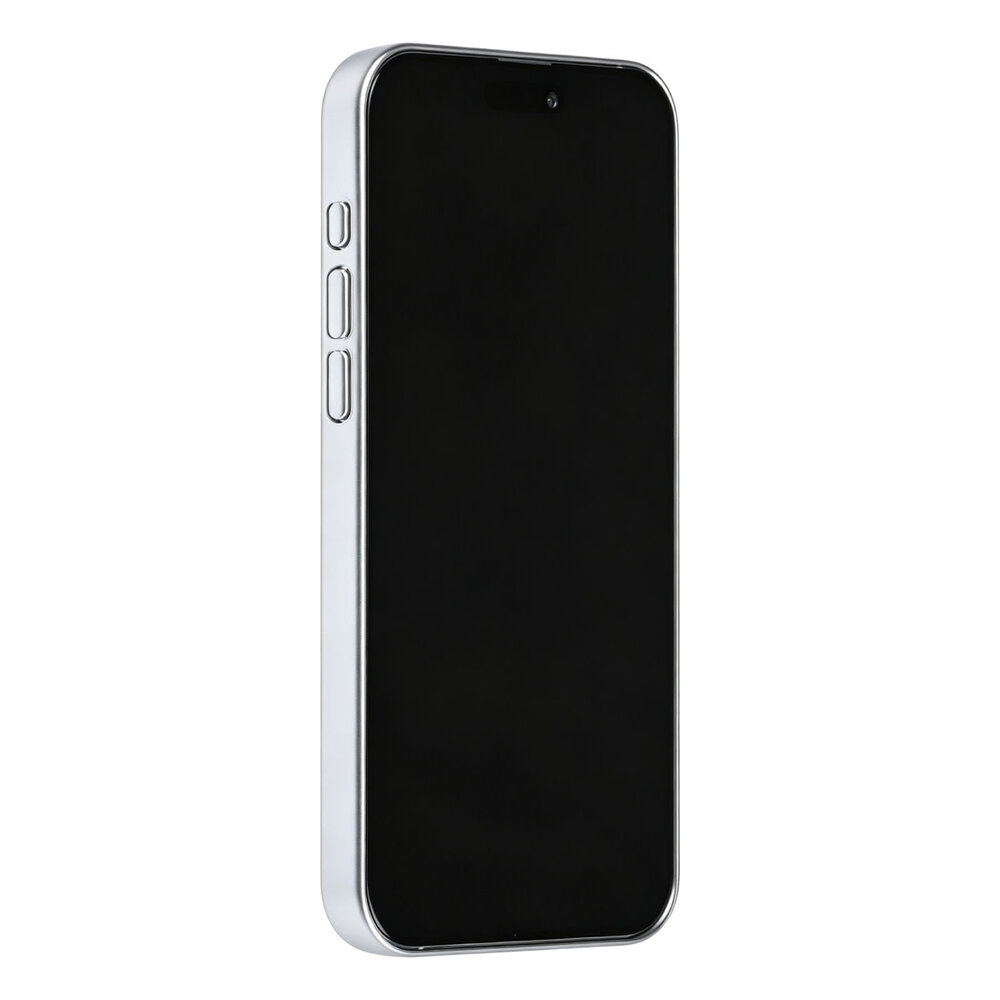 TUNIQ TUNIQ iPhone 15 Pro Max Backcover hoesje - Magsafe With fiber pattern PC - Zilver TUNIQ TUNIQ iPhone 15 Pro Max Backcover hoesje - Magsafe With fiber pattern PC - Zilver