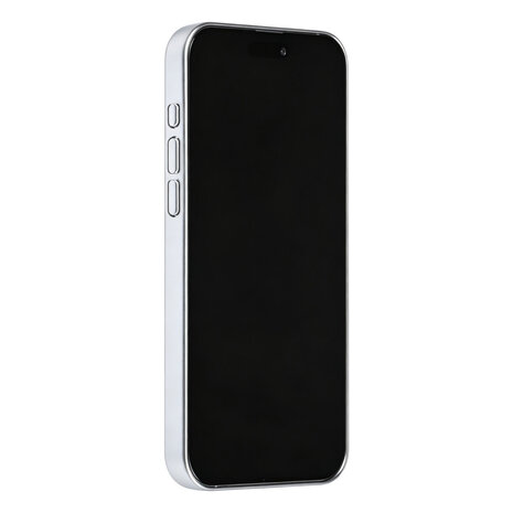 TUNIQ TUNIQ iPhone 15 Pro Max Back cover case - Magsafe With fiber pattern PC - Silver TUNIQ TUNIQ iPhone 15 Pro Max Back cover case - Magsafe With fiber pattern PC - Silver