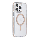 TUNIQ TUNIQ iPhone 15 Pro Max Back-Cover hul - Diamond MagSafe TPU+PC - Gold TUNIQ TUNIQ iPhone 15 Pro Max Back-Cover hul - Diamond MagSafe TPU+PC - Gold