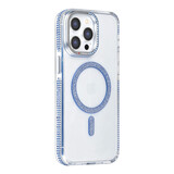 TUNIQ TUNIQ iPhone 15 Pro Max Back cover case - Diamond MagSafe TPU+PC - Blue TUNIQ TUNIQ iPhone 15 Pro Max Back cover case - Diamond MagSafe TPU+PC - Blue