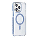 TUNIQ TUNIQ iPhone 15 Pro Max Back cover coque - Diamond MagSafe TPU+PC - Bleu TUNIQ TUNIQ iPhone 15 Pro Max Back cover coque - Diamond MagSafe TPU+PC - Bleu
