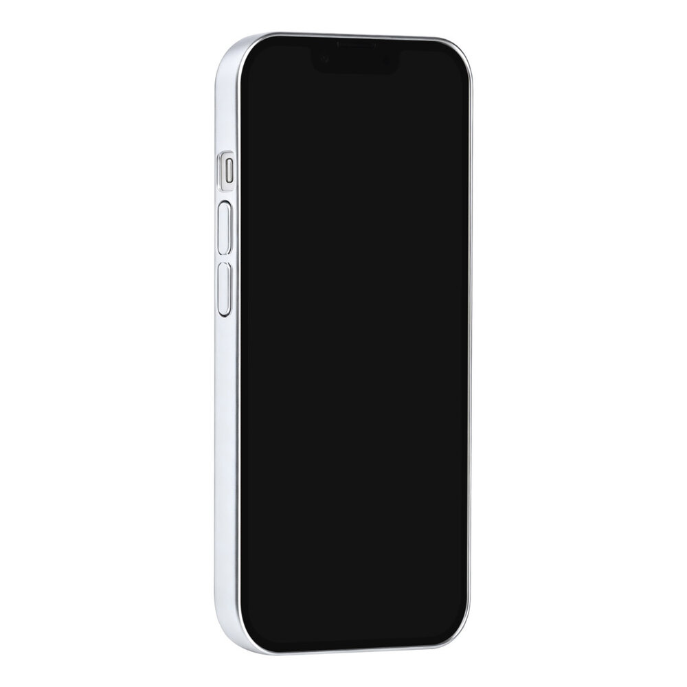TUNIQ TUNIQ iPhone 15 Back cover case - Magsafe With fiber pattern PC - Silver TUNIQ TUNIQ iPhone 15 Back cover case - Magsafe With fiber pattern PC - Silver