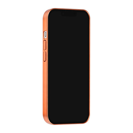 TUNIQ TUNIQ iPhone 15 Back cover case - Magsafe With fiber pattern PC - Orange TUNIQ TUNIQ iPhone 15 Back cover case - Magsafe With fiber pattern PC - Orange