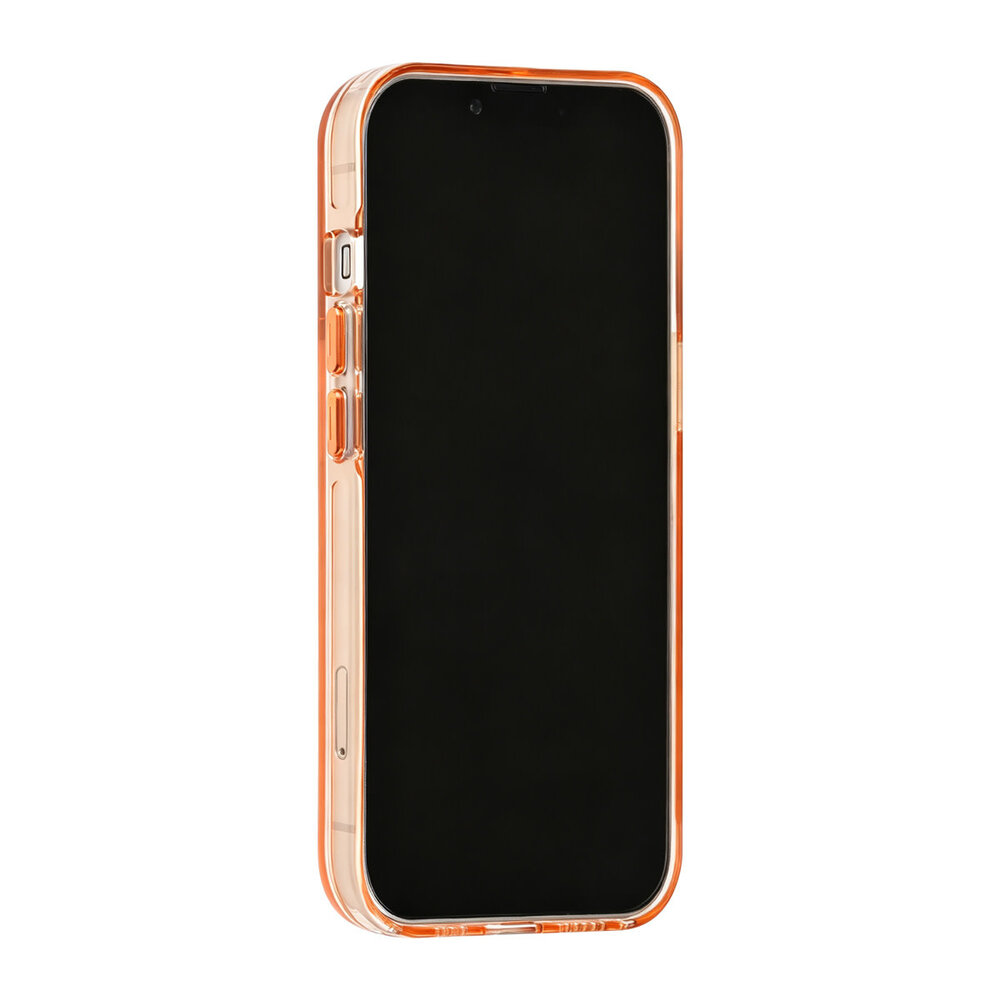 TUNIQ TUNIQ iPhone 15 Back cover case - MagSafe glossy PC - Orange TUNIQ TUNIQ iPhone 15 Back cover case - MagSafe glossy PC - Orange