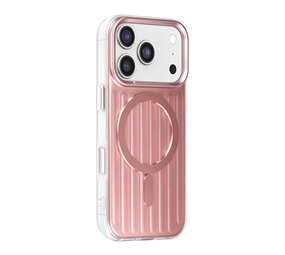 TUNIQ TUNIQ iPhone 18 Pro Back-Cover hul - luggage IMD MagSafe - Rosa