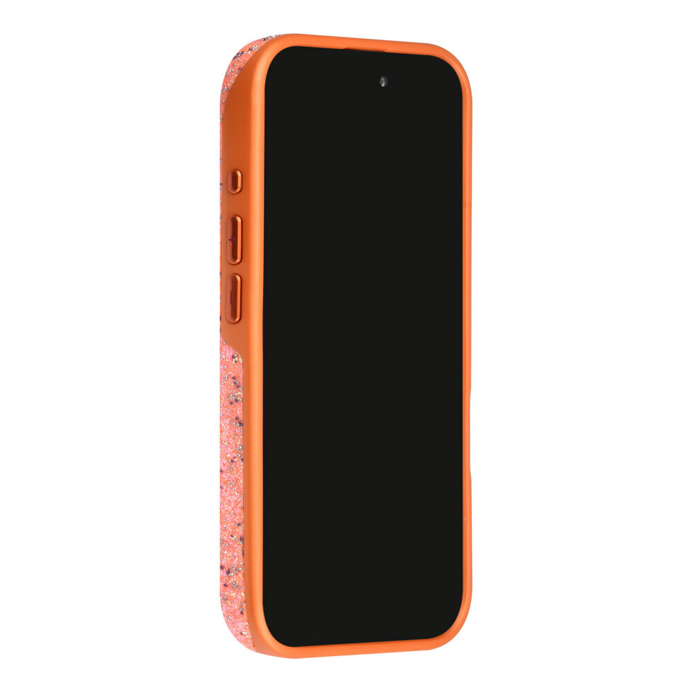 TUNIQ TUNIQ iPhone 17 Back cover case - Glitter Magsafe TPU+PC - Orange TUNIQ TUNIQ iPhone 17 Back cover case - Glitter Magsafe TPU+PC - Orange