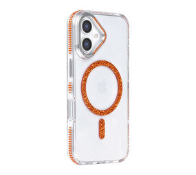 TUNIQ TUNIQ iPhone 17 Back-Cover hul - Diamond MagSafe TPU+PC - Orange