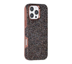 TUNIQ TUNIQ iPhone 16 Pro Max Back cover case - Glitter Magsafe TPU+PC - Brown TUNIQ TUNIQ iPhone 16 Pro Max Back cover case - Glitter Magsafe TPU+PC - Brown