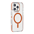 TUNIQ TUNIQ iPhone 16 Pro Back-Cover hul - Diamond MagSafe TPU+PC - Orange