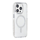 TUNIQ TUNIQ iPhone 15 Pro Back cover case - Diamond MagSafe TPU+PC - Grey TUNIQ TUNIQ iPhone 15 Pro Back cover case - Diamond MagSafe TPU+PC - Grey