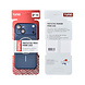 TUNIQ TUNIQ iPhone 15 Back cover case - Magsafe With fiber pattern PC - Blue TUNIQ TUNIQ iPhone 15 Back cover case - Magsafe With fiber pattern PC - Blue