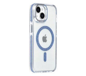TUNIQ TUNIQ iPhone 14 Back cover case - Diamond MagSafe TPU+PC - Blue TUNIQ TUNIQ iPhone 14 Back cover case - Diamond MagSafe TPU+PC - Blue
