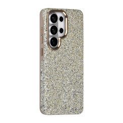 TUNIQ Galaxy S26 Ultra Backcover hoesje - Glitter Magsafe TPU+PC - Zilver