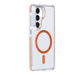 TUNIQ TUNIQ Galaxy S26 Back-Cover hul - Diamond MagSafe TPU+PC - Orange