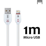 TUNIQ UNIQ Lightning USB Kabel - USB To Lightning charging Cable 2.1A 100CM - Weiß