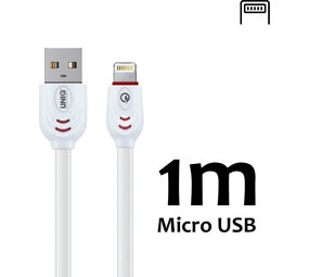 TUNIQ UNIQ Lightning USB Cable - USB To Lightning charging Cable 2.1A 100CM - Blanc TUNIQ UNIQ Lightning USB Cable - USB To Lightning charging Cable 2.1A 100CM - Blanc