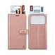 TUNIQ TUNIQ iPhone 18 Pro Back cover case - PU+TPU Booktype Case - Rose Gold