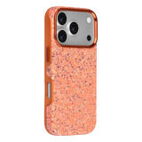 TUNIQ TUNIQ iPhone 18 Pro Back cover case - Glitter Magsafe TPU+PC - Orange TUNIQ TUNIQ iPhone 18 Pro Back cover case - Glitter Magsafe TPU+PC - Orange