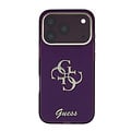 Guess Guess iPhone 18 Pro/iPhone 17 Pro Hartschalenhülle IML 4G Metall-Schriftlogo - Bordeaux