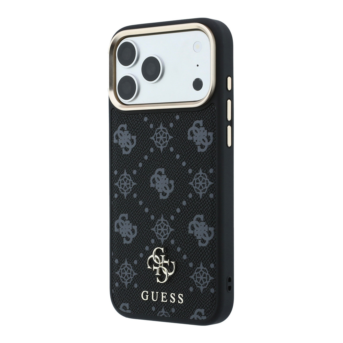 Guess Guess iPhone 18 Pro Max Backcover hoesje - HC Magsafe Peony HS 4G Small Logo - Zwart, foto 2 van 6