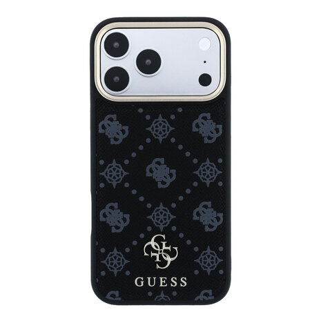 Guess Guess iPhone 18 Pro Max Back-Cover hul - HC Magsafe Peony HS 4G Small Logo - Schwarz