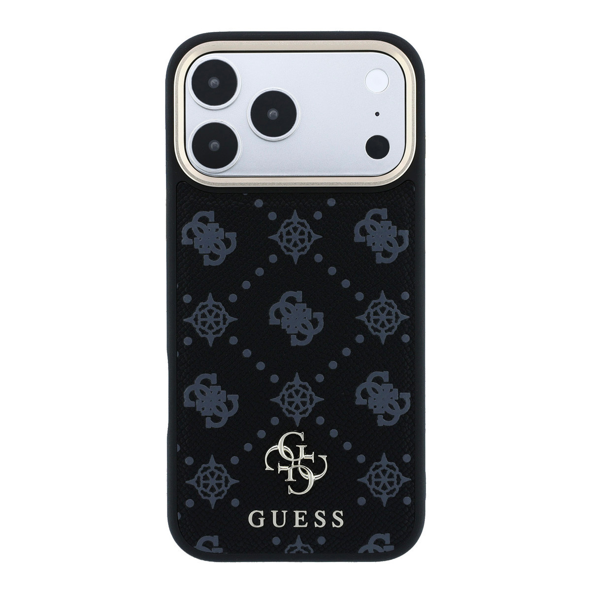 Guess Guess iPhone 18 Pro Max Backcover hoesje - HC Magsafe Peony HS 4G Small Logo - Zwart, foto 3 van 6