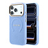 Guess iPhone 18 Pro Max Back-Cover hul - HC Magsafe Saffiano HS Peony & Ring - Hellblau
