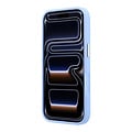 Guess Guess iPhone 18 Pro Max/iPhone 17 Pro Max Hartschalenhülle MagSafe Saffiano HS Pfingstrose Ring - Hellblau