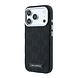 Karl Lagerfeld Karl Lagerfeld iPhone 18 Pro Max Back-Cover hul - HC Magsafe SW Grained PU HS Mono Resin Logo - Schwarz