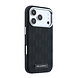 Karl Lagerfeld Karl Lagerfeld iPhone 18 Pro Max Back-Cover hul - HC Magsafe SW Grained PU HS Mono Resin Logo - Schwarz