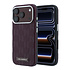 Karl Lagerfeld iPhone 18 Pro Max Backcover hoesje - HC Magsafe SW Grained PU HS Mono Resin Logo - Burgundy