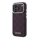 Karl Lagerfeld Karl Lagerfeld iPhone 18 Pro Max Back-Cover hul - HC Magsafe SW Grained PU HS Mono Resin Logo - Burgundy