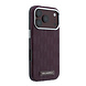 Karl Lagerfeld Karl Lagerfeld iPhone 18 Pro Max Back-Cover hul - HC Magsafe SW Grained PU HS Mono Resin Logo - Burgundy