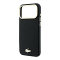 Lacoste Lacoste iPhone 18 Pro/iPhone 17 Pro Hartschalenhülle MagSafe PVC Champs Élysées Prägung - Schwarz