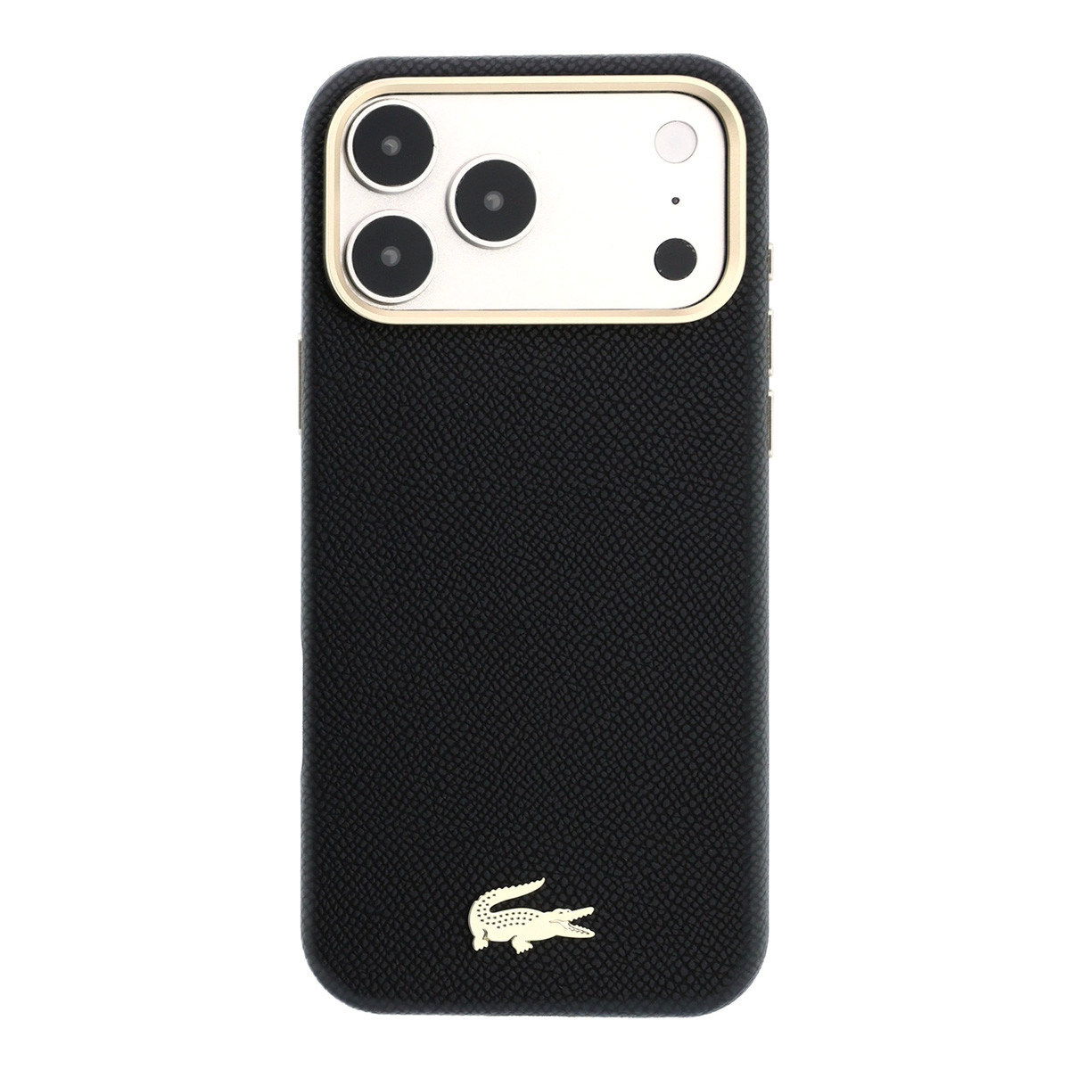 Lacoste Lacoste iPhone 18 Pro Max Backcover hoesje - HC Magsafe PVC Champs Elysees Embossed - Zwart, foto 3 van 6