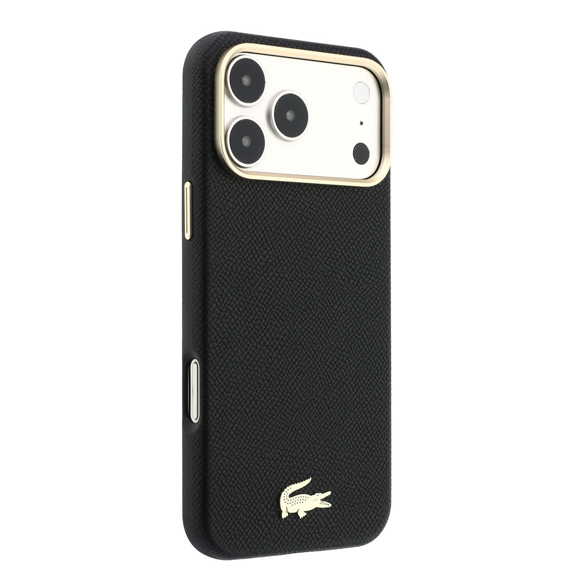 Lacoste Lacoste iPhone 18 Pro Max Backcover hoesje - HC Magsafe PVC Champs Elysees Embossed - Zwart, foto 4 van 6