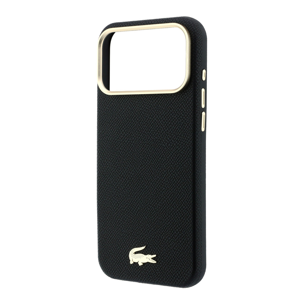 Lacoste Lacoste iPhone 18 Pro Max Backcover hoesje - HC Magsafe PVC Champs Elysees Embossed - Zwart, foto 6 van 6